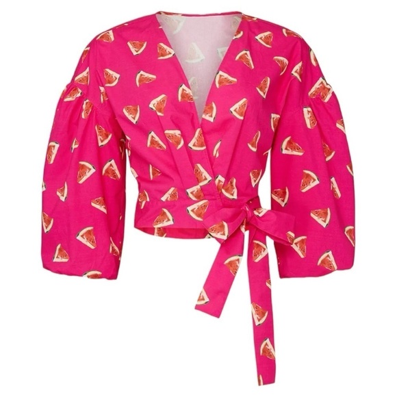 Color Me Courtney Emily Wrap Top - Picture 4 of 9